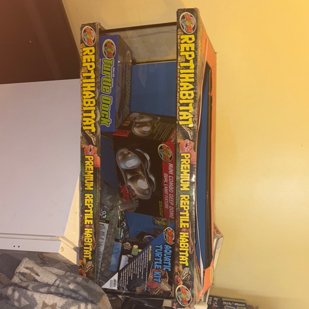 ReptiHabitat Turtle Dock Kit - Blue
